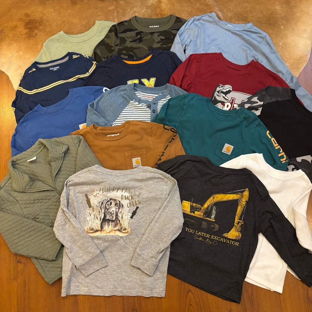 Boys Long Sleeve Shirt Bundle